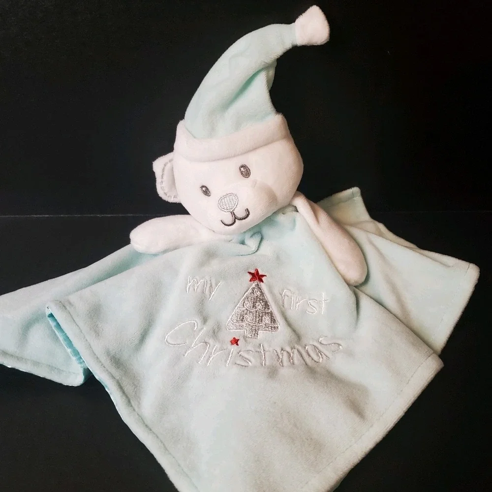Baby Starters My First Christmas Teddy Bear Security Blanket‎ 14